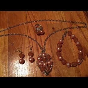 UNIQUE DESIGN BY CELIANA’S 4 PIECES NECKLACE SET